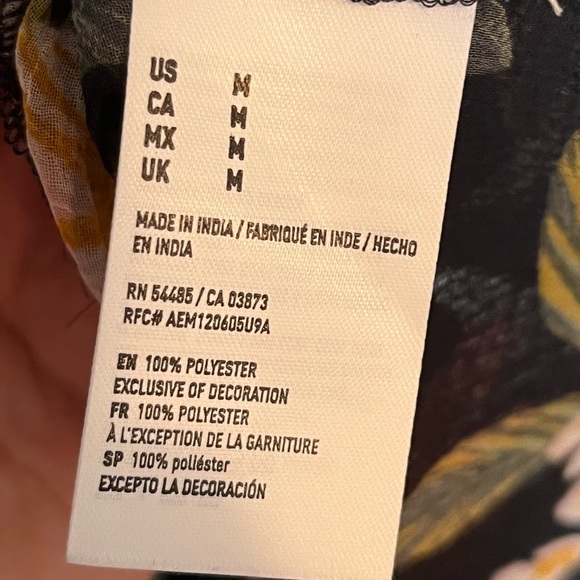 American Eagle Floral Wrap Dress/ Cover Up - Picture 7 of 14
